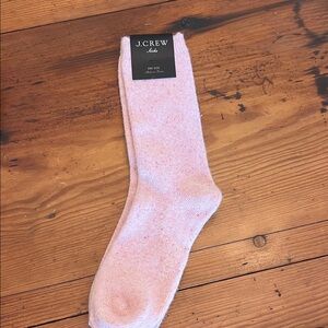 J. Crew Men's Soft Pink Casual Socks